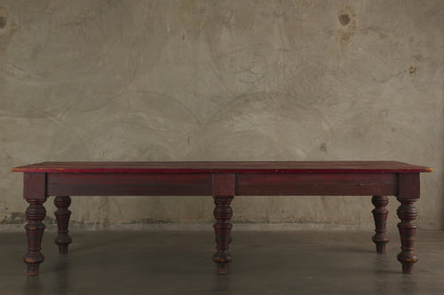 RUSTIC PAINTED TABLE FROM UPSTATE NEW YORK